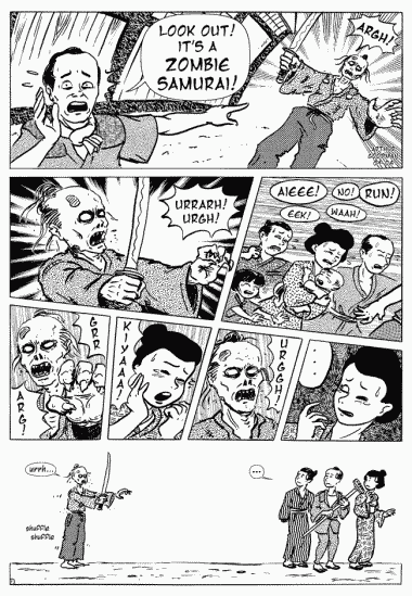 Look Out! It's A Zombie Samurai!