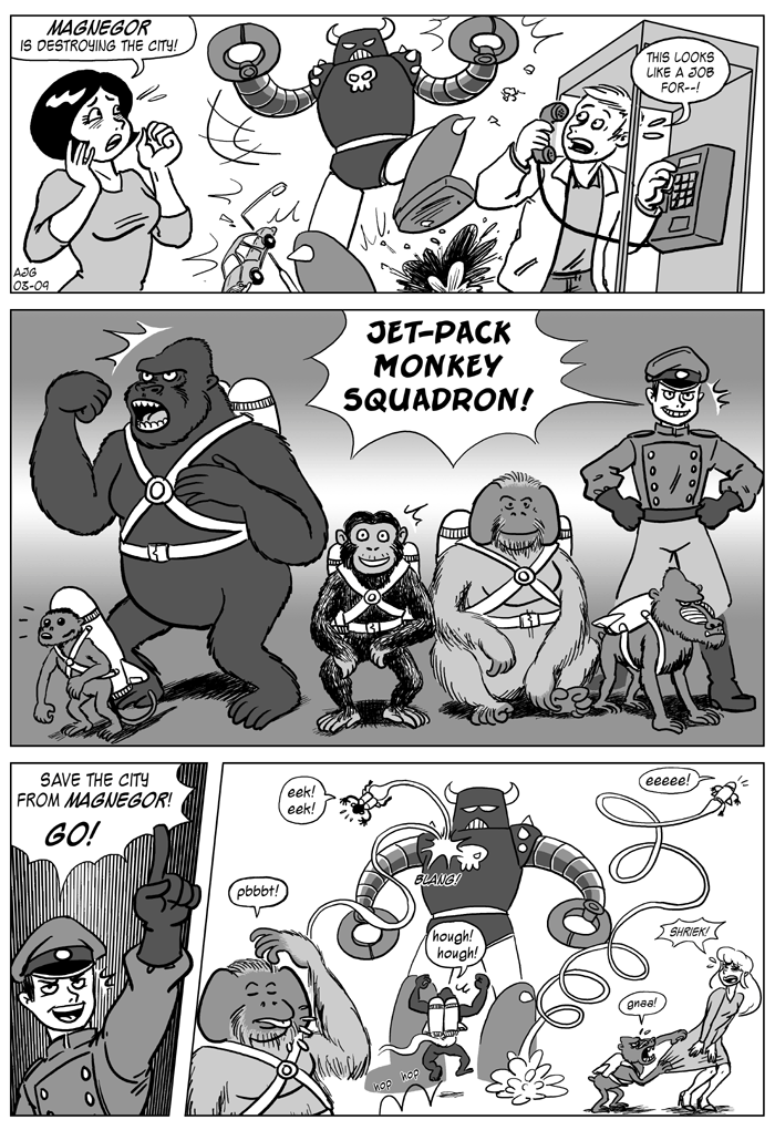 Jet-Pack Monkey Squadron