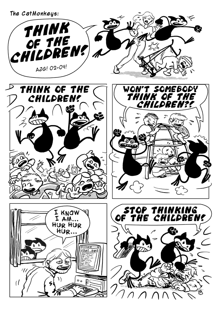 The Catmonkeys Think Of The Children